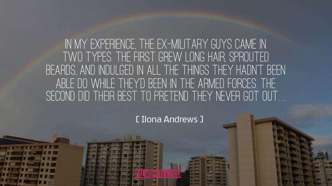 Ex Military Romance quotes by Ilona Andrews