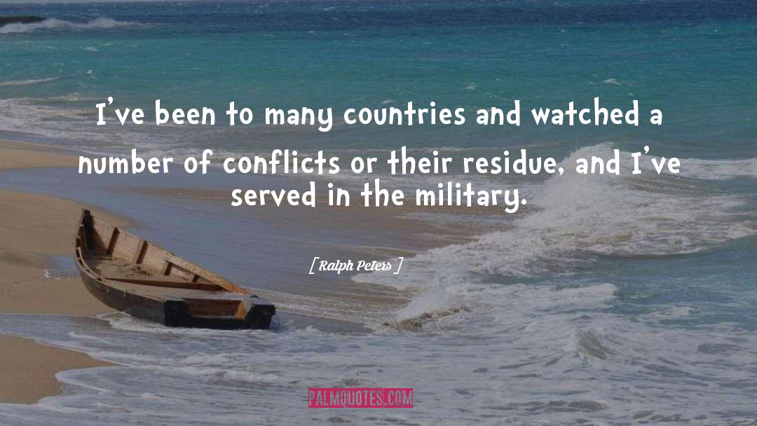 Ex Military Romance quotes by Ralph Peters