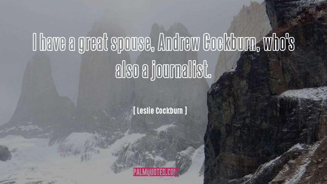 Ex Spouse quotes by Leslie Cockburn