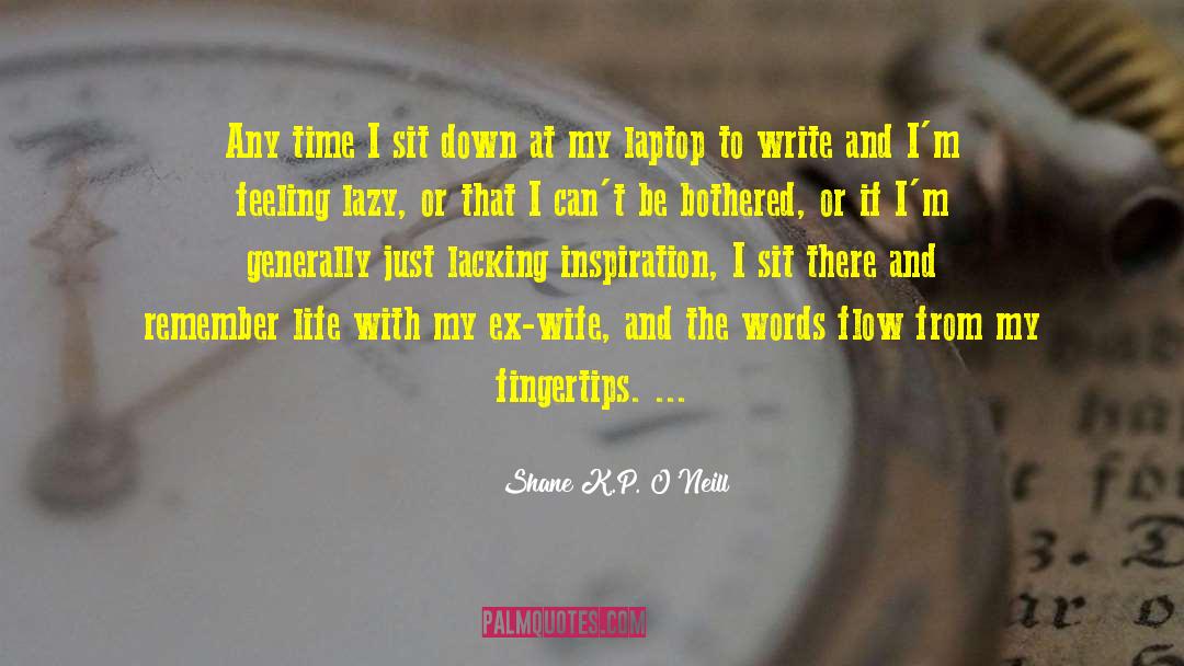 Ex Wife Hate quotes by Shane K.P. O'Neill