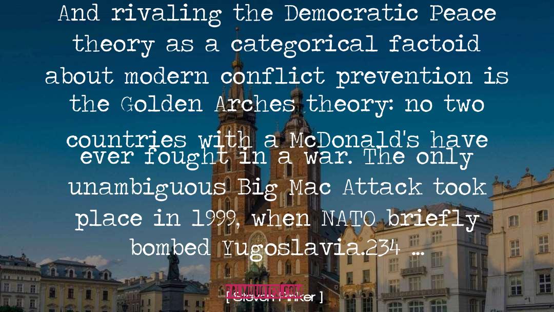 Ex Yugoslavia quotes by Steven Pinker