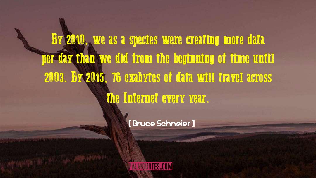 Exabytes Of Data quotes by Bruce Schneier