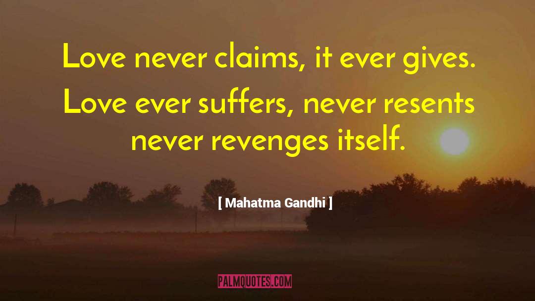 Exacting Revenge quotes by Mahatma Gandhi