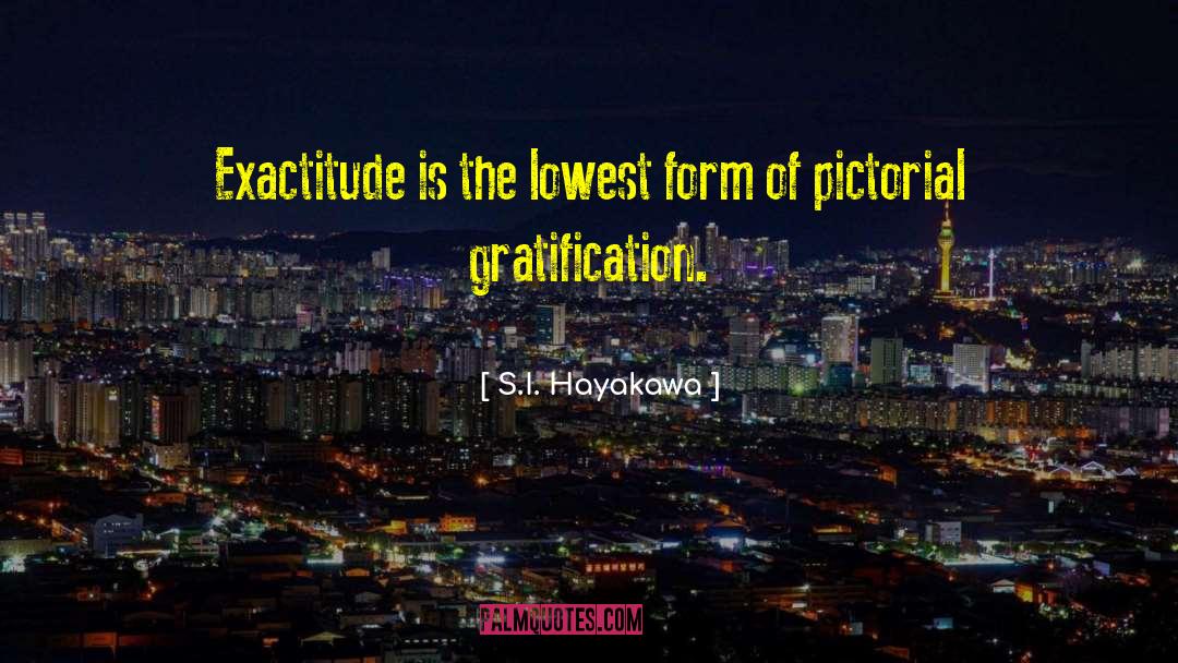 Exactitude quotes by S.I. Hayakawa