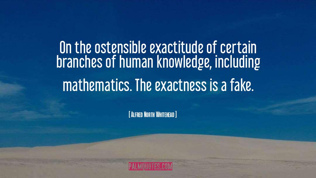 Exactitude quotes by Alfred North Whitehead