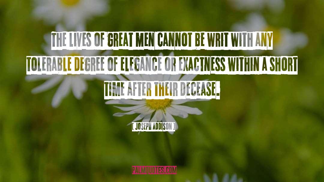 Exactness quotes by Joseph Addison