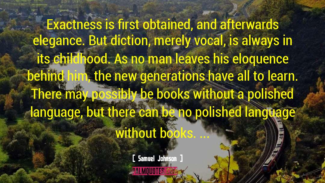 Exactness quotes by Samuel Johnson
