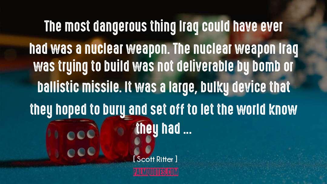 Exactor Missile quotes by Scott Ritter