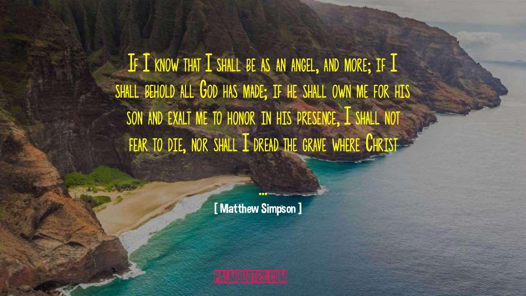 Exalt quotes by Matthew Simpson