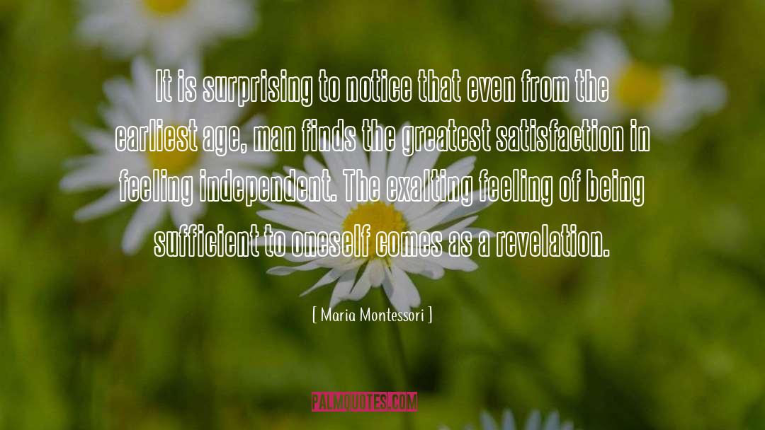 Exalting quotes by Maria Montessori