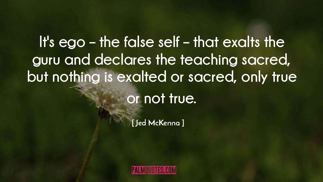 Exalts quotes by Jed McKenna