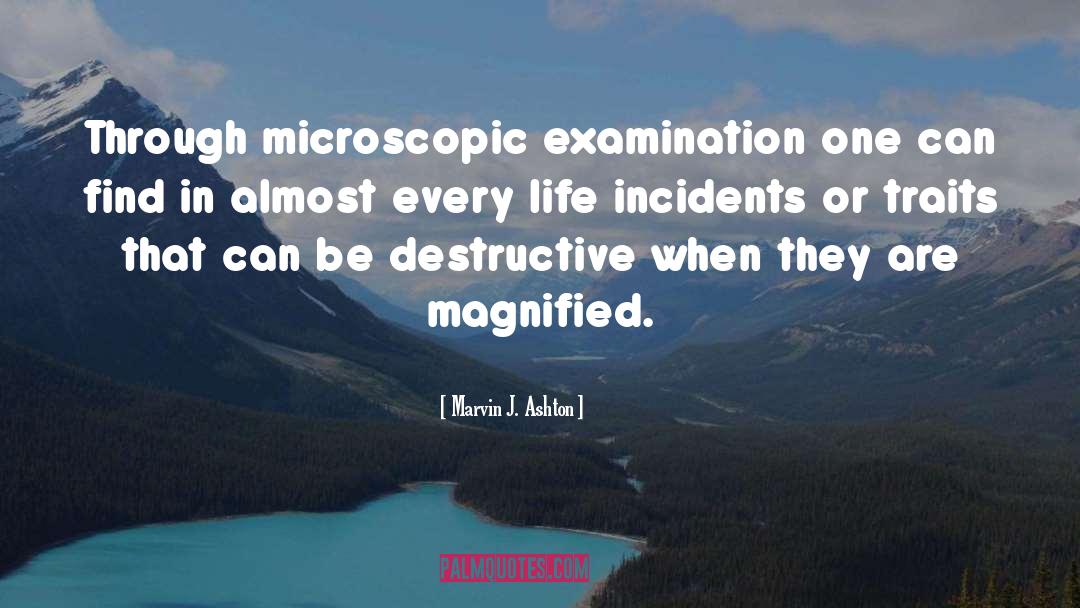 Examination quotes by Marvin J. Ashton