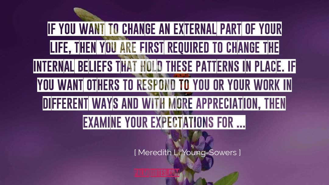 Example For Change quotes by Meredith L. Young-Sowers