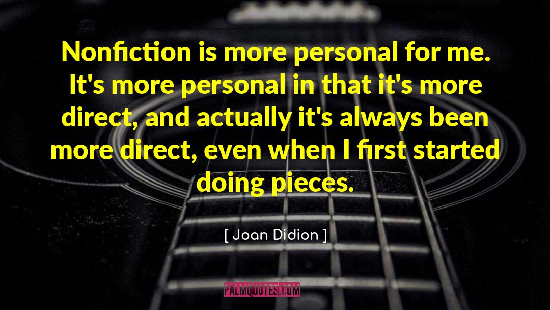 Examples Of Direct And Indirect quotes by Joan Didion