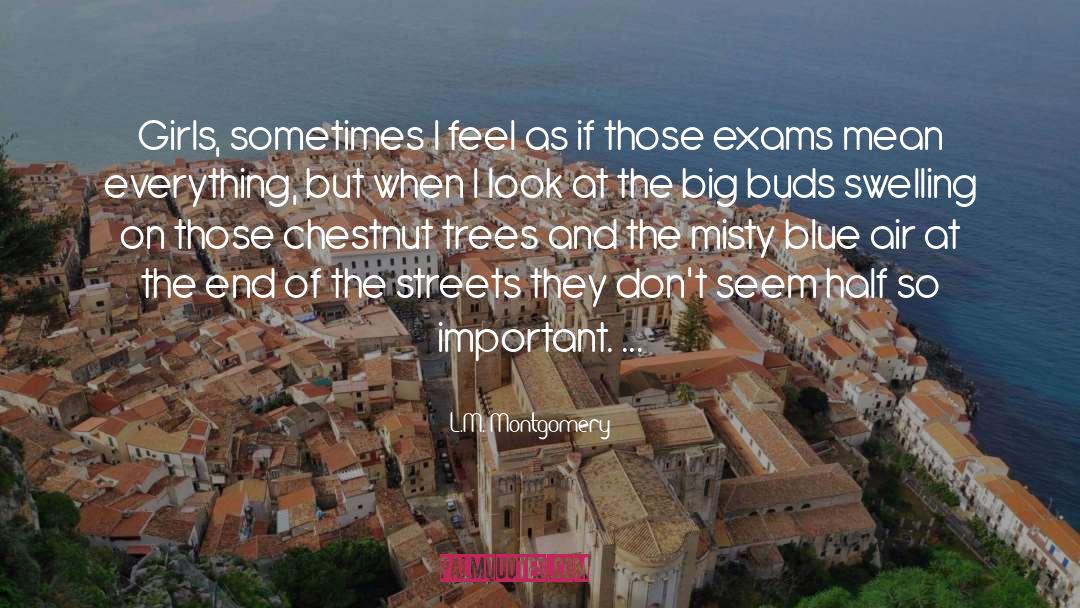Exams quotes by L.M. Montgomery