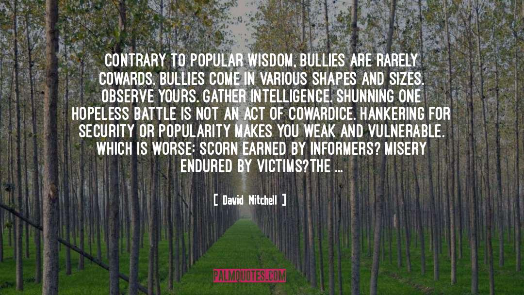 Exceed quotes by David Mitchell