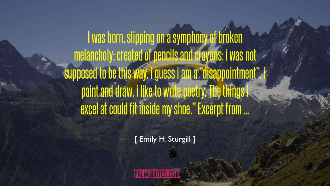 Excel quotes by Emily H. Sturgill