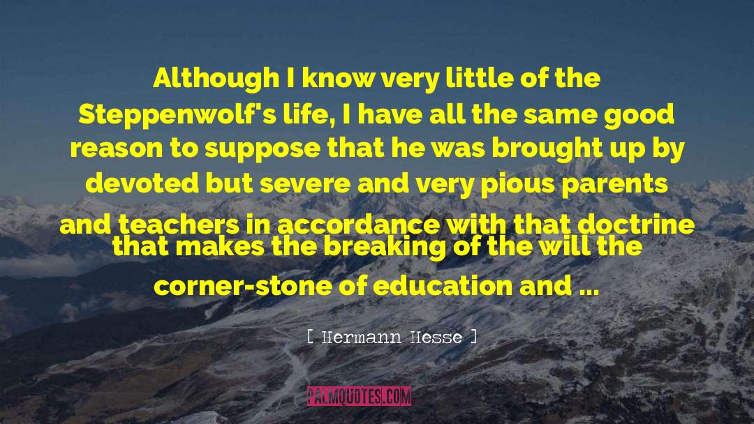 Excellence In Education quotes by Hermann Hesse