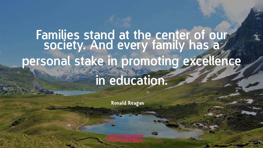 Excellence In Education quotes by Ronald Reagan