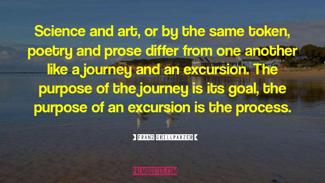 Excellence Is A Journey quotes by Franz Grillparzer