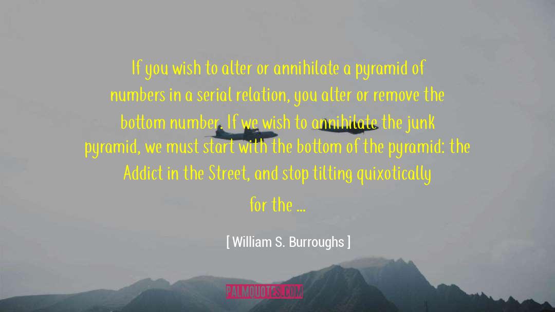 Excellence Start Ups quotes by William S. Burroughs