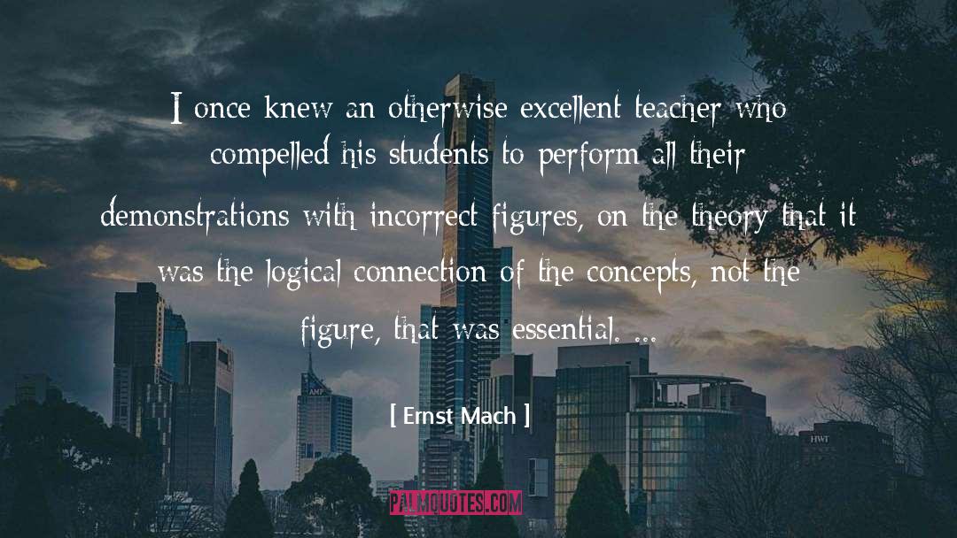 Excellent Performance quotes by Ernst Mach