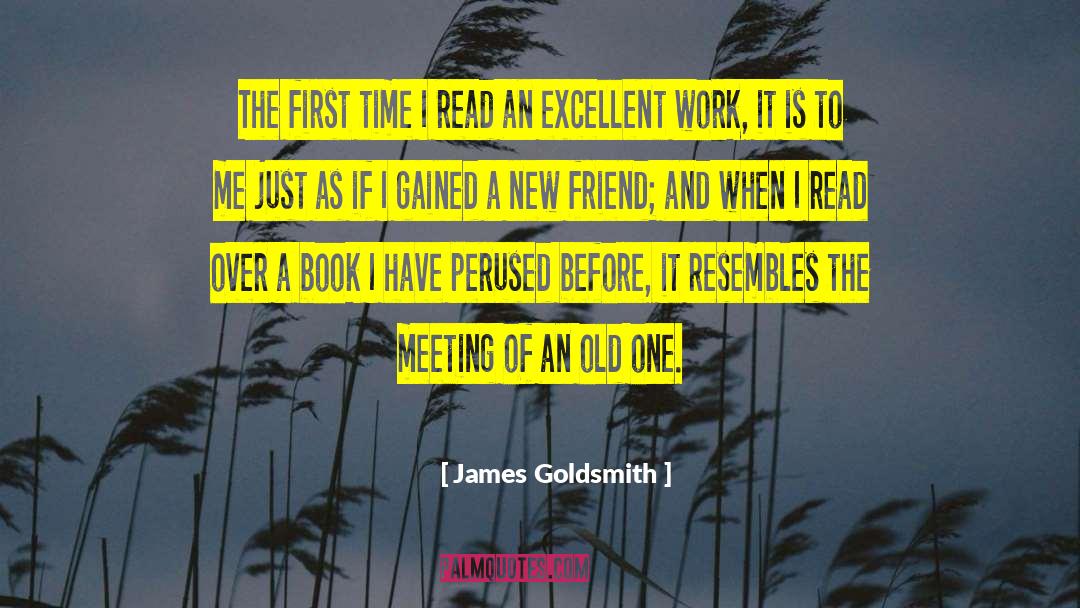 Excellent Work quotes by James Goldsmith