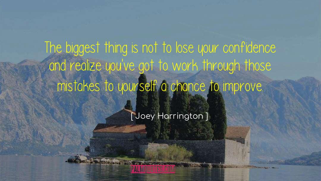 Excellent Work quotes by Joey Harrington