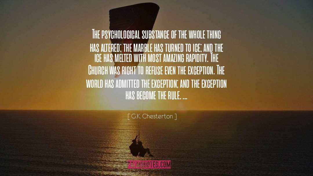 Exception quotes by G.K. Chesterton