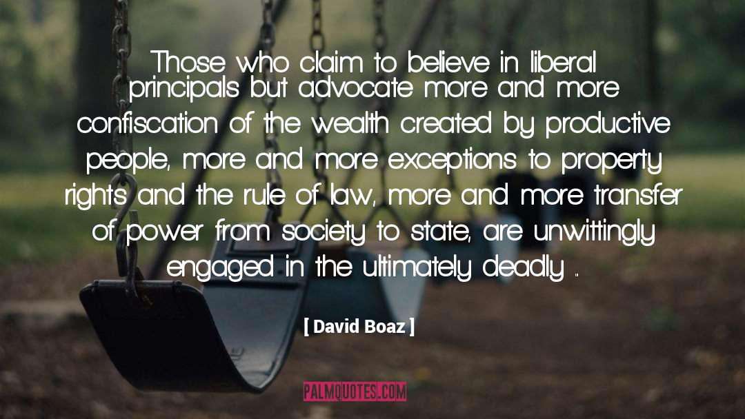 Exceptions quotes by David Boaz