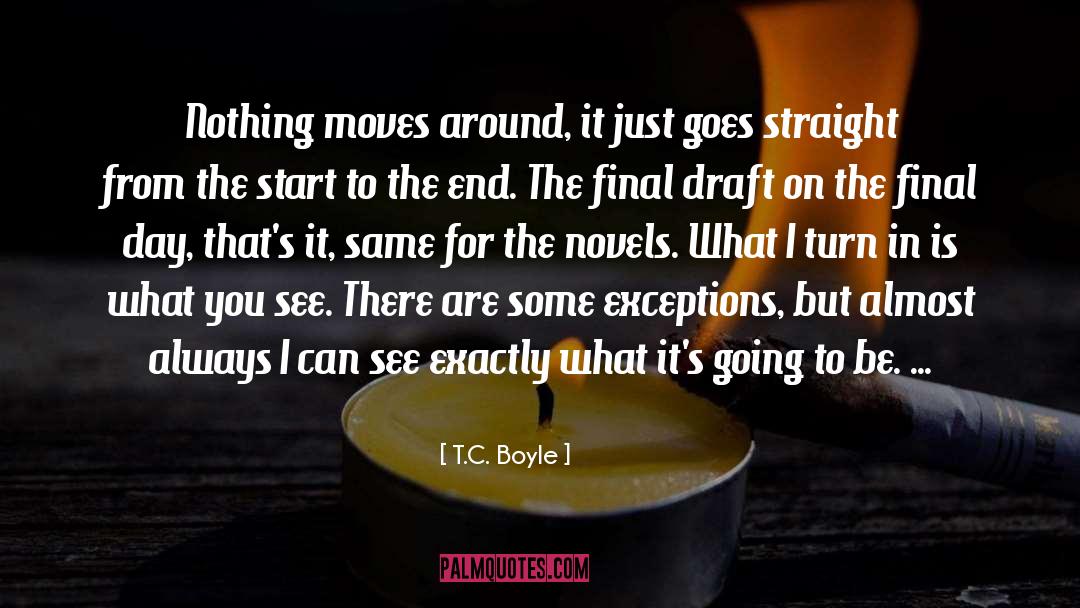 Exceptions quotes by T.C. Boyle
