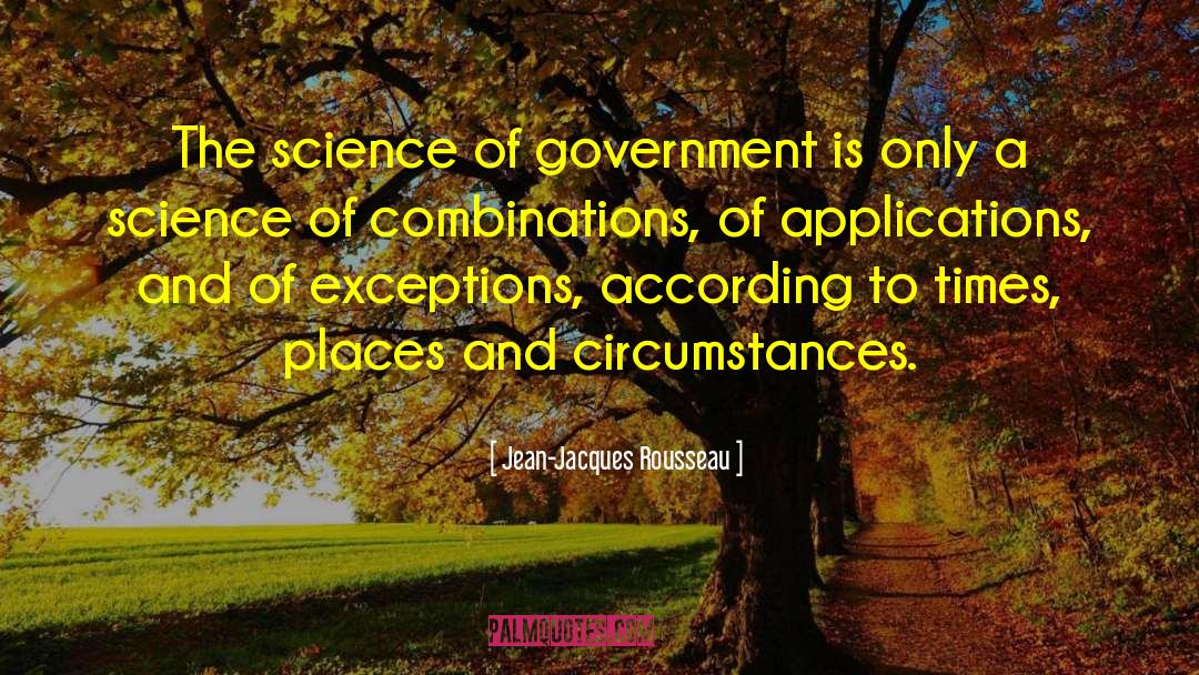 Exceptions quotes by Jean-Jacques Rousseau