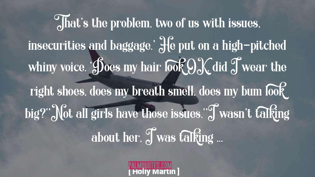 Excess Baggage quotes by Holly Martin