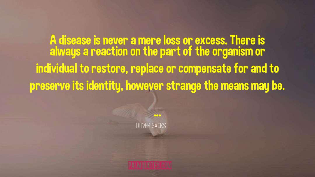 Excess Of Assurance quotes by Oliver Sacks