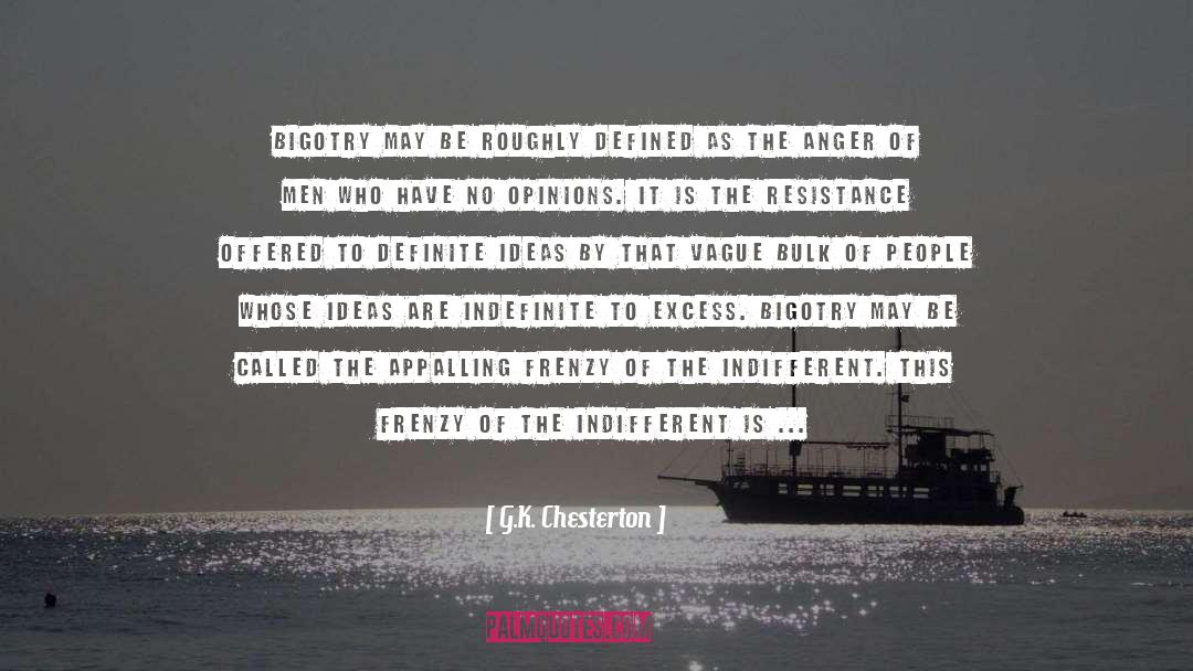 Excess quotes by G.K. Chesterton