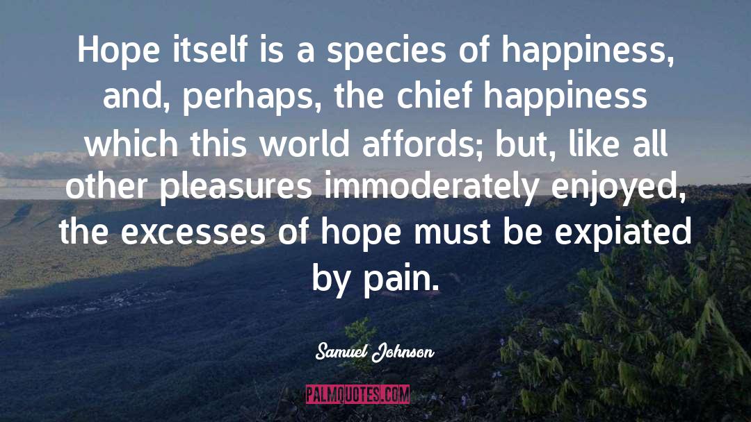 Excesses quotes by Samuel Johnson