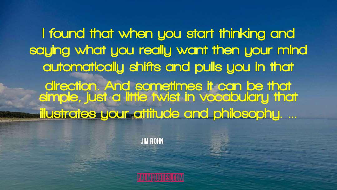 Excessive Attitude quotes by Jim Rohn