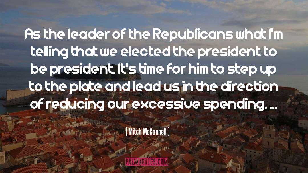 Excessive Spending quotes by Mitch McConnell