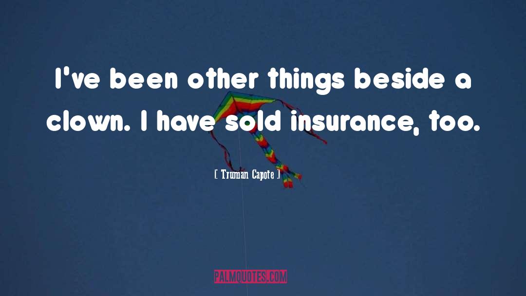 Exchange Insurance quotes by Truman Capote