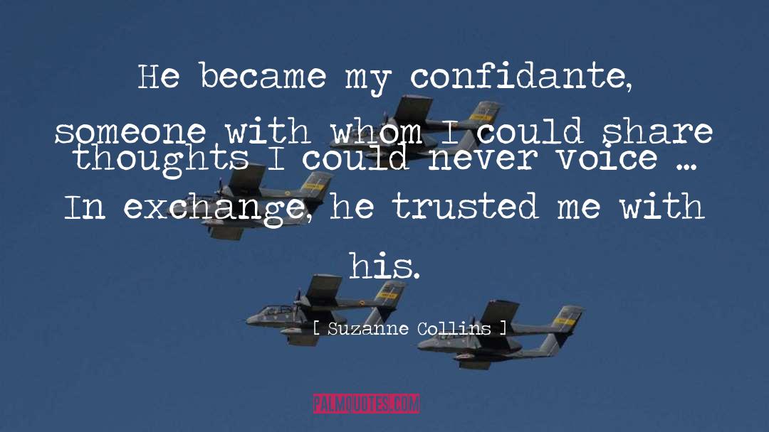 Exchange quotes by Suzanne Collins