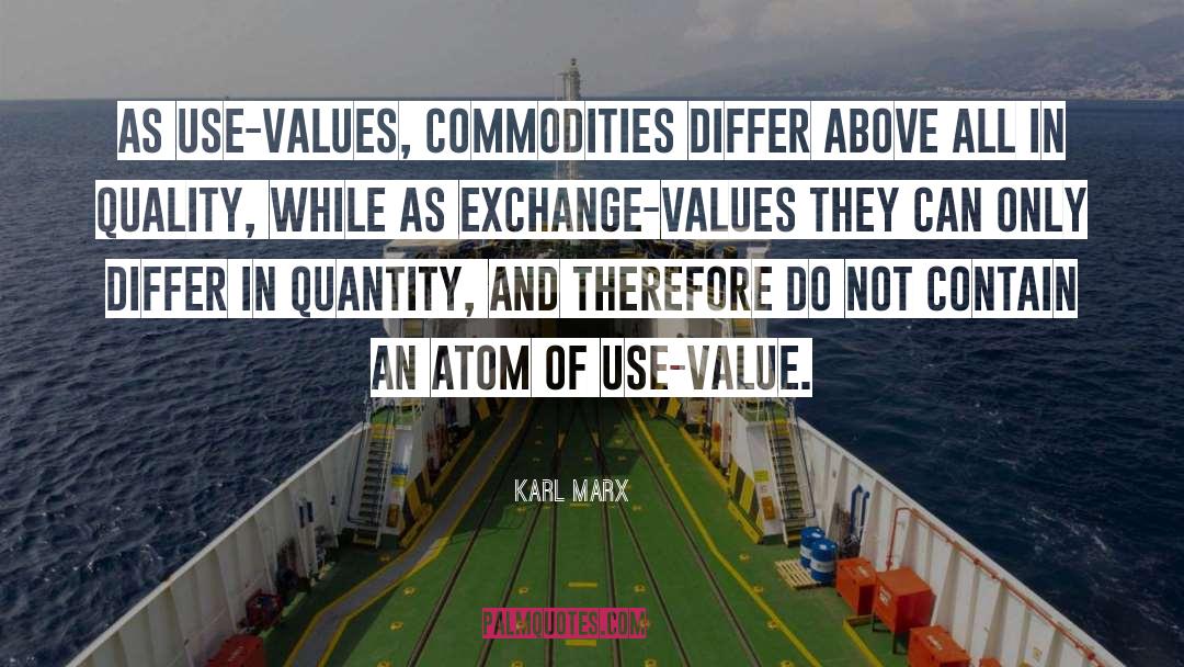 Exchange Value quotes by Karl Marx