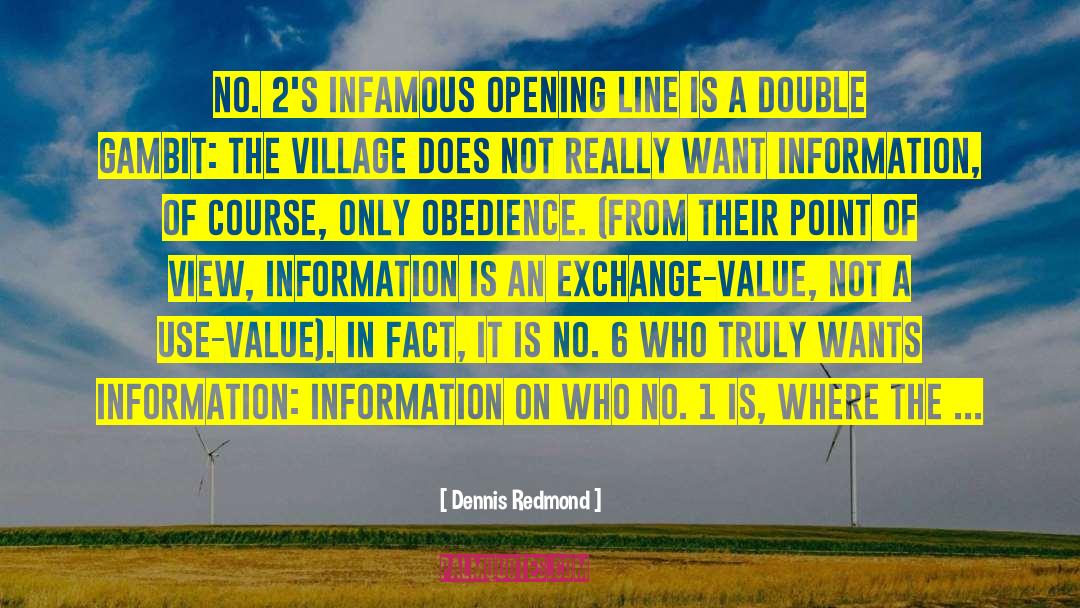 Exchange Value quotes by Dennis Redmond