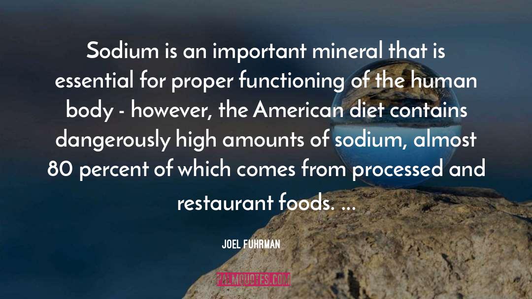 Exchangeable Sodium quotes by Joel Fuhrman