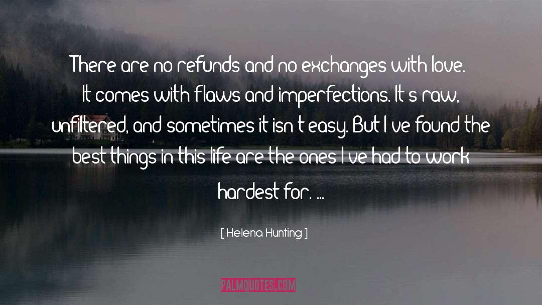 Exchanges quotes by Helena Hunting