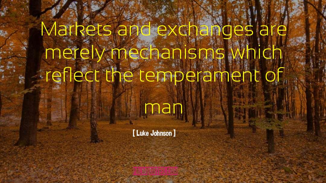 Exchanges quotes by Luke Johnson