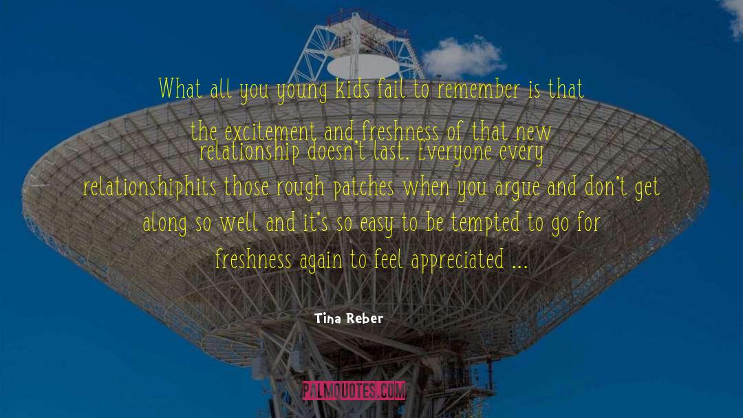 Excitement In Relationship quotes by Tina Reber