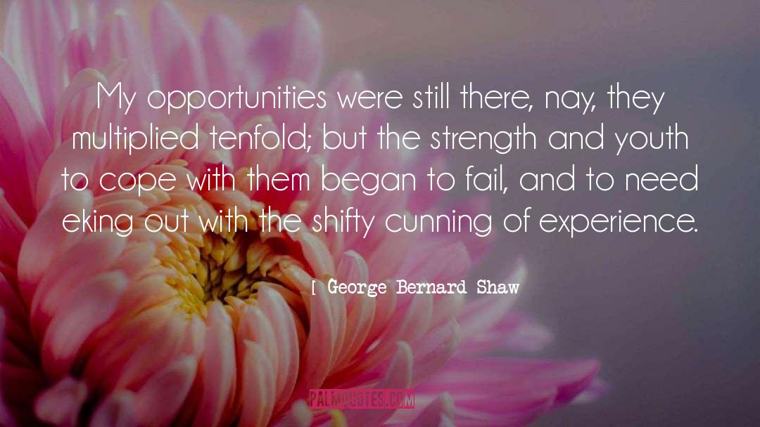 Excitement Of Youth quotes by George Bernard Shaw