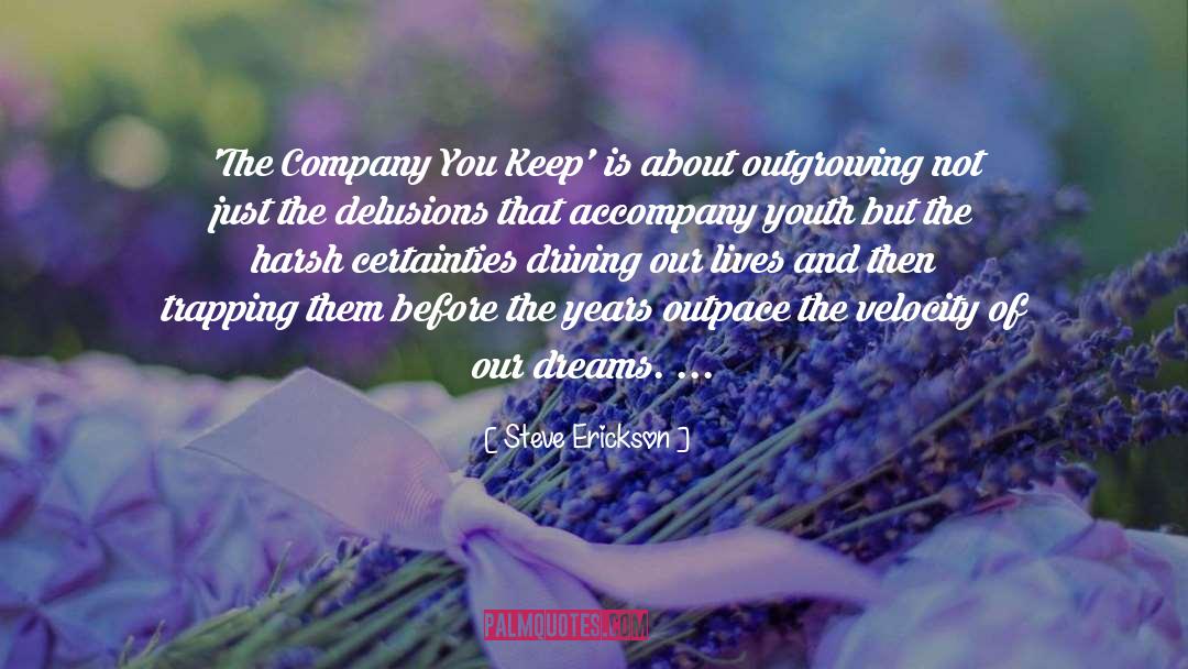 Excitement Of Youth quotes by Steve Erickson