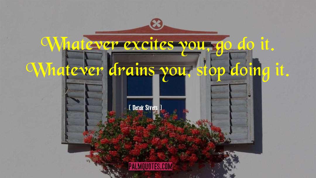 Excites quotes by Derek Sivers