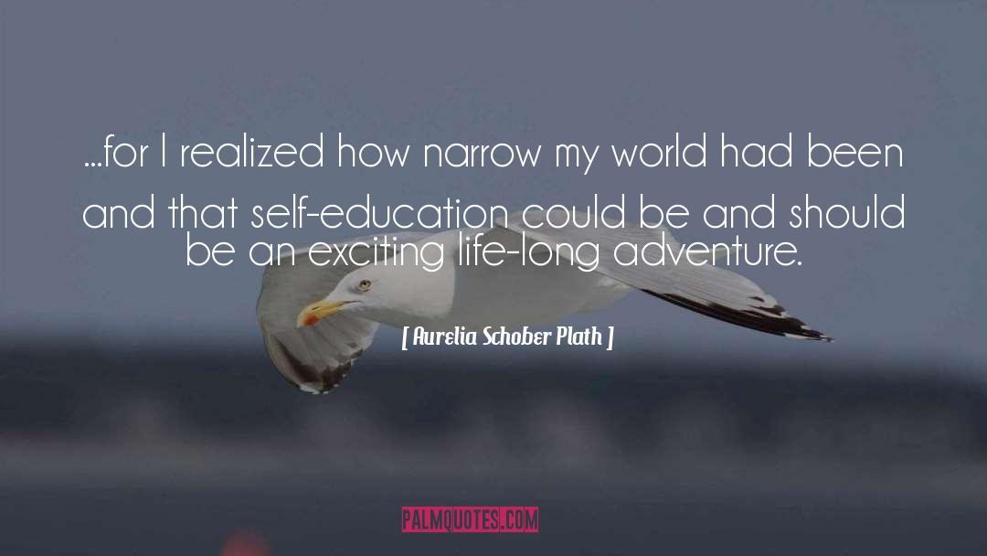 Exciting Life quotes by Aurelia Schober Plath